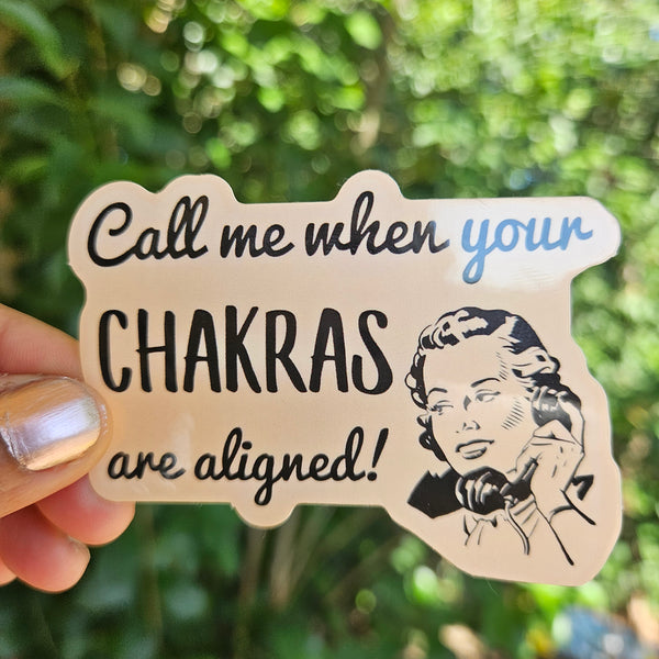 "Call Me When" Sticker