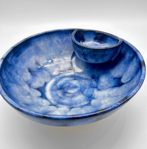 Cloudy Blue Chip and Dip - 1