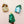 Load image into Gallery viewer, Christmas Tree Hair Claw Clip - 4
