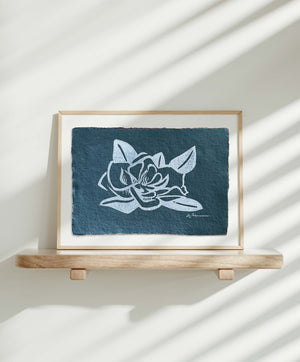 'Magnolia' Linocut Print - 1