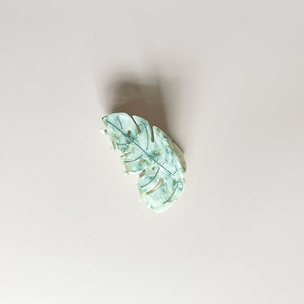 Monstera Plant Acetate Hair Clip Claw - 1