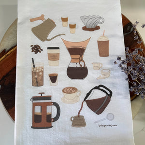 Coffee Lover Tea Towel - 1