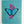 Load image into Gallery viewer, Blue Morpho Butterfly Art Print | Blue Background - 1
