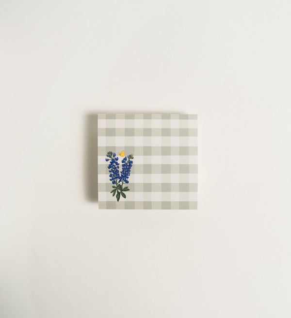 Bluebonnets and Butterfly Sticky Notes - 1