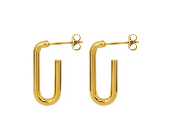 Oval U Hoops - 1