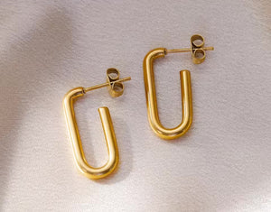 Oval U Hoops - 2