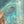 Load image into Gallery viewer, Teal Islamic Architecture with White Flowers Art Print
