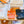 Load image into Gallery viewer, Orange Hook Em Beaded Pouch 
