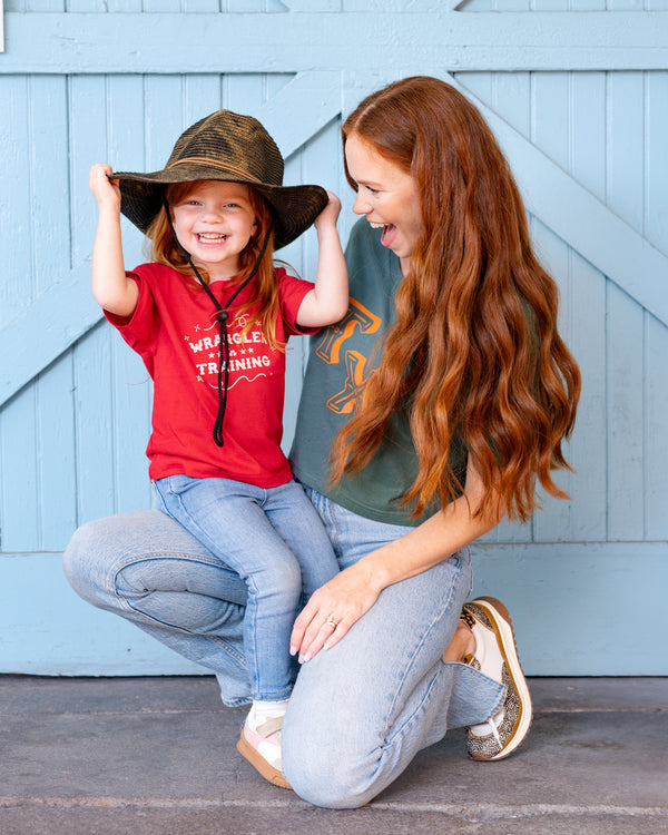Wrangler in Training Baby Tee