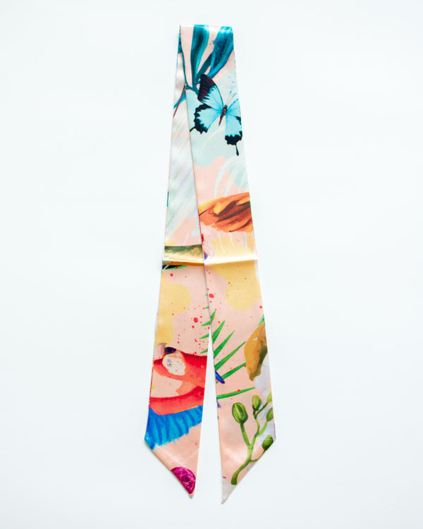 Tropical Skinny Scarves