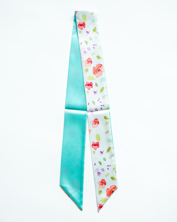 Floral Skinny Scarves