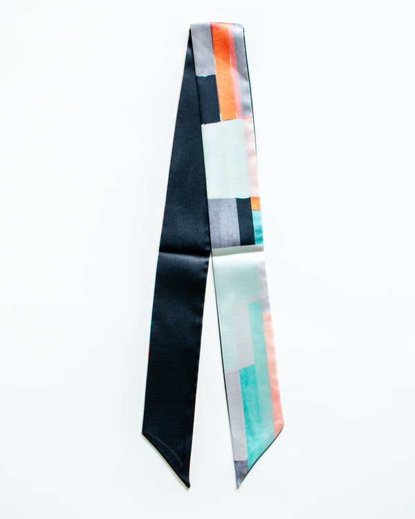 Pastel Color Pop Skinny Scarves