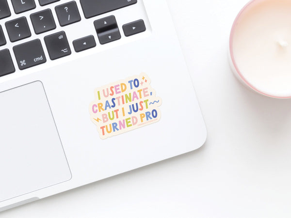 Crastinator Pro Sticker