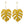 Load image into Gallery viewer, Monstera Hoops - 3
