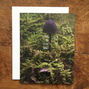 Enjoy The Little Things Blank Card - 1
