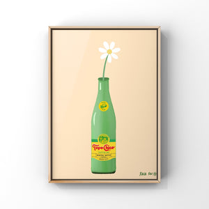 Topo Chico Flower Vase Print - 1