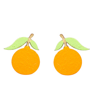 Tangerine Stud Earrings - 1