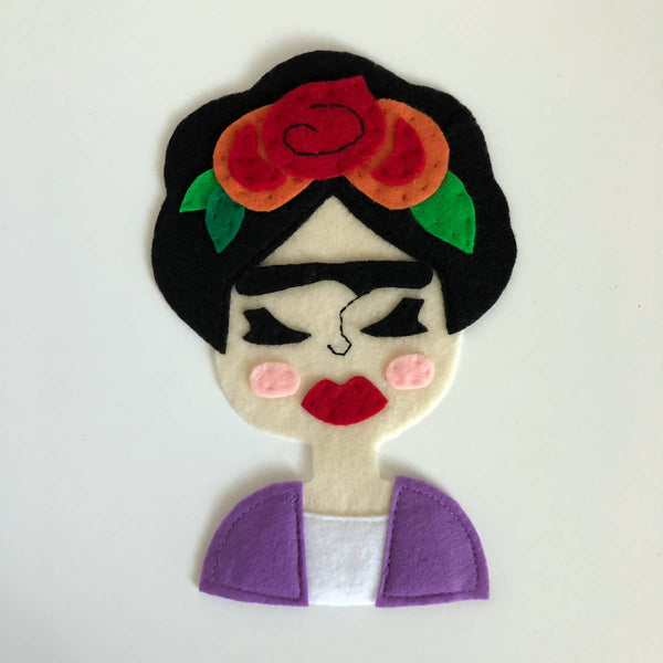 Frida - Iron On Applique/Patch